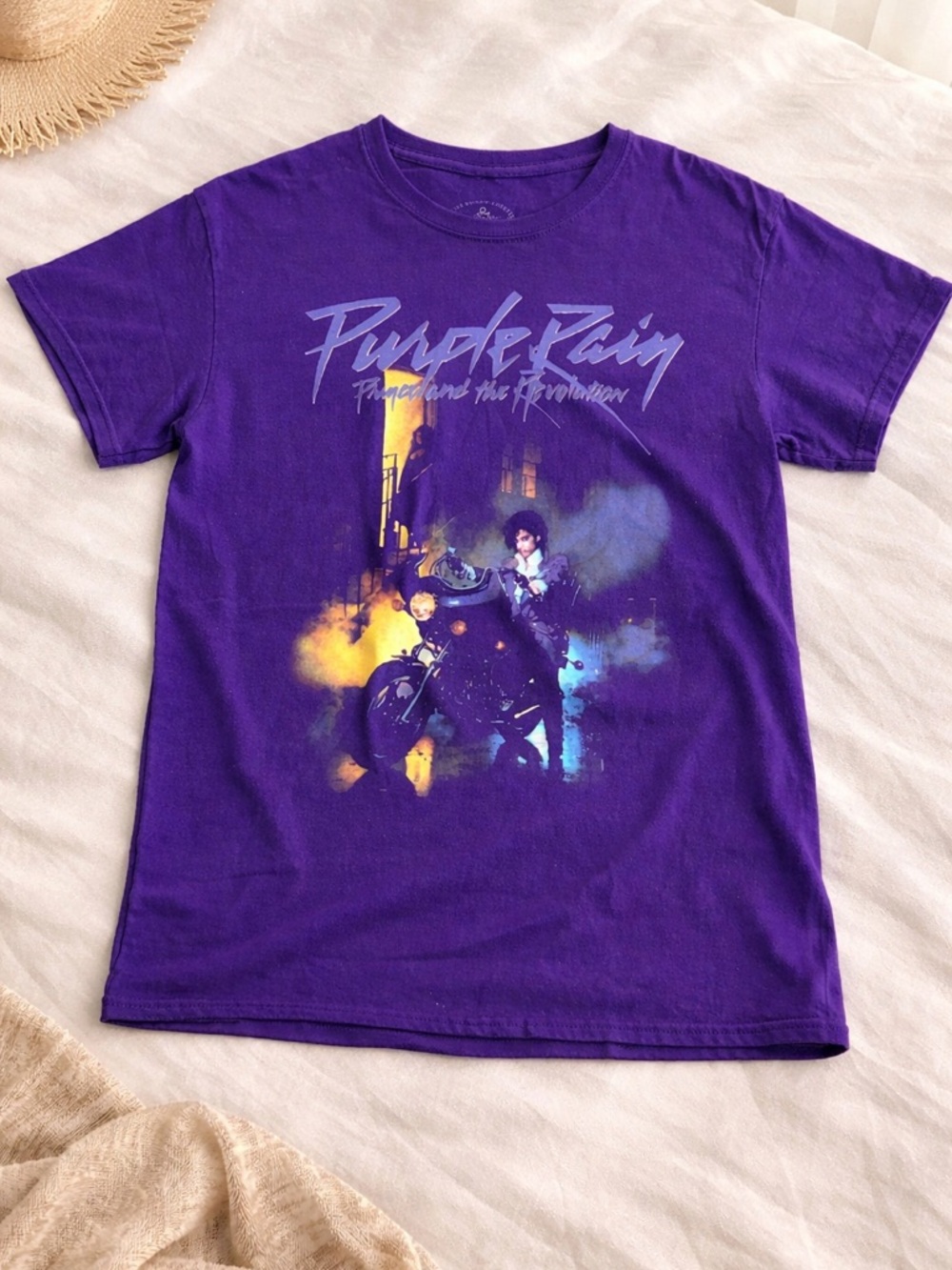 Prince Purple Rain Graphic Tee Vintage Style Band Shirt Unisex M